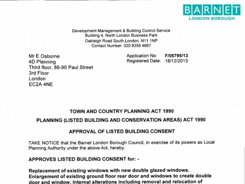 Decision notice - Barnet Council