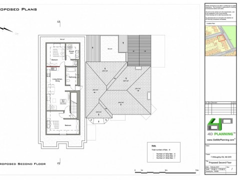 Proposed Second Floor Plan - Drawings