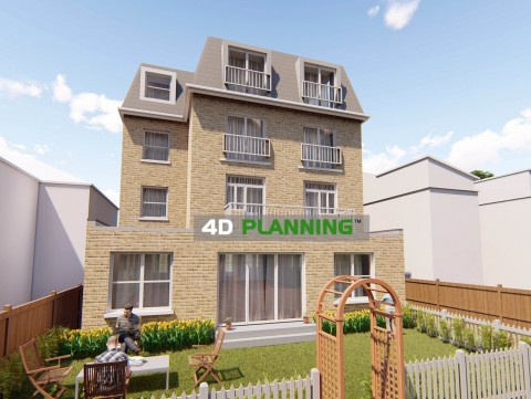 New block of flats in Croydon
