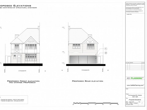 proposed elevations