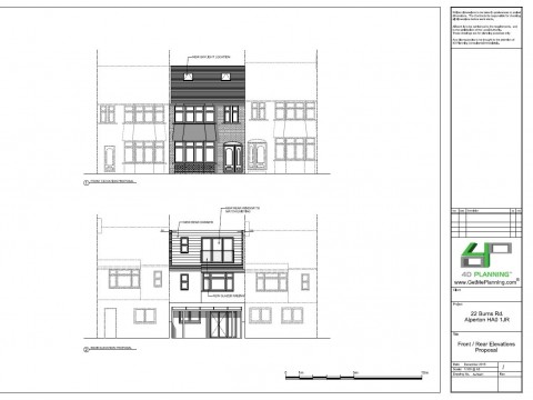 Proposed Elevations - Architect Drawings