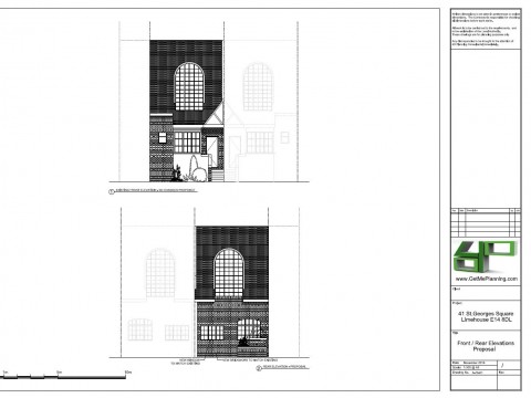 Proposed Front / Rear Elevations