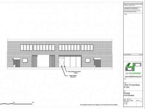 Proposed Drawings - Front Elevation