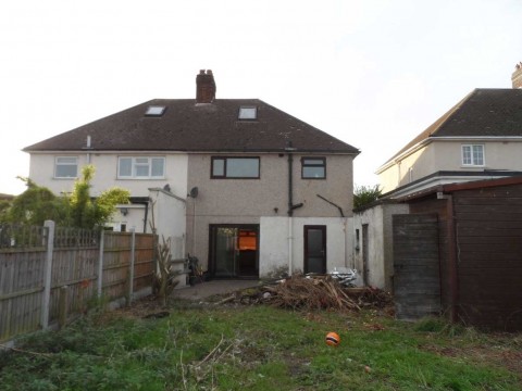 Rear view of house - Before Works